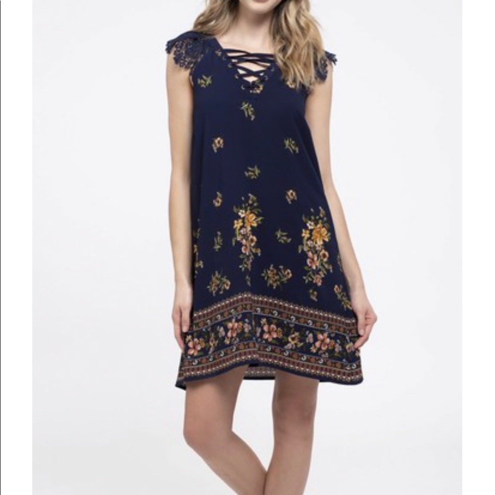 Blu Pepper Bohemian Dress
